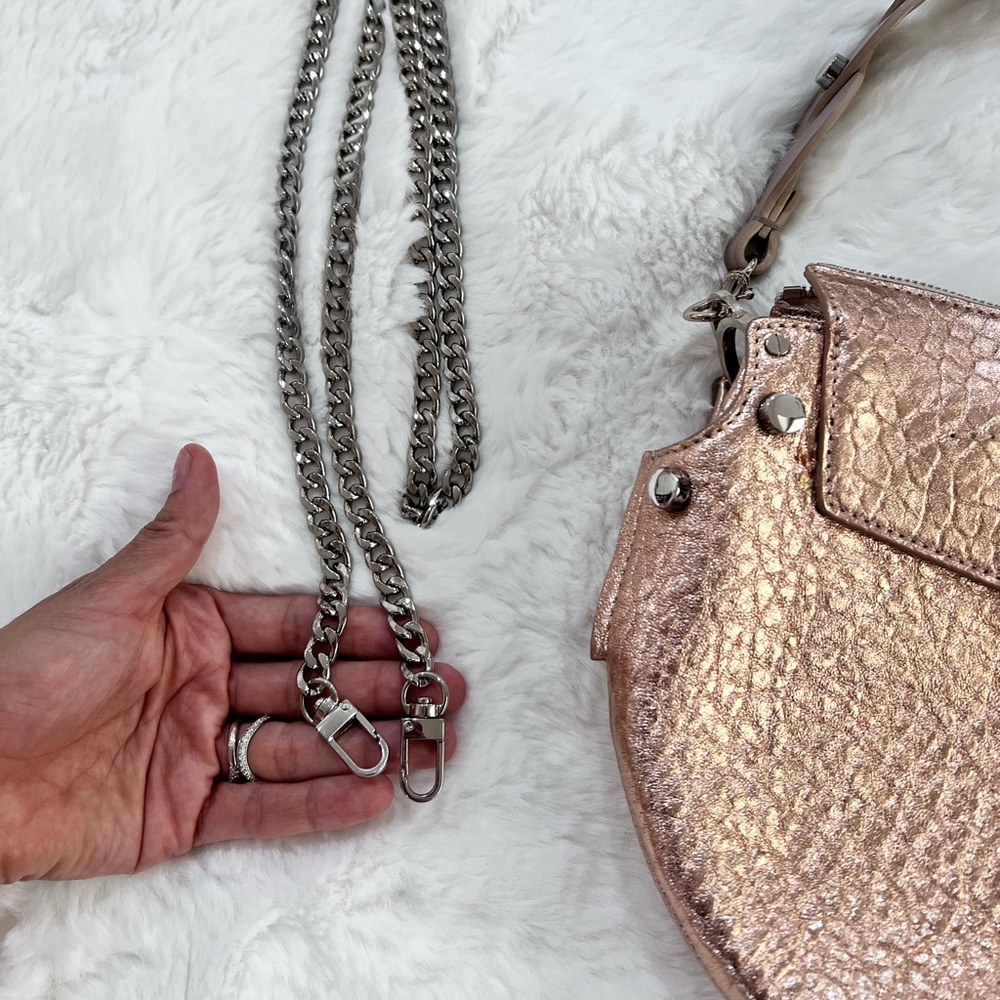 Jimmy Choo Women's Metallic Rose Gold bag - Picture 8 of 14